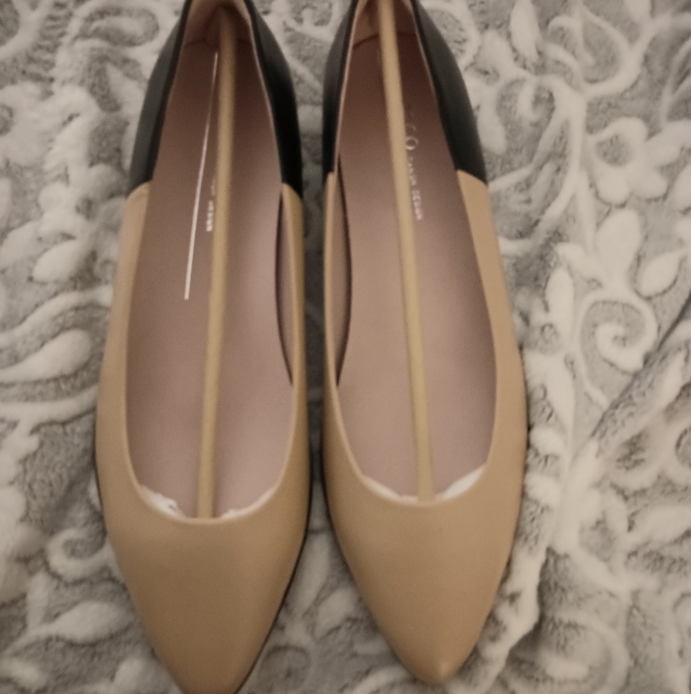 Ecco Pointy Ballerina Comfort Flats
